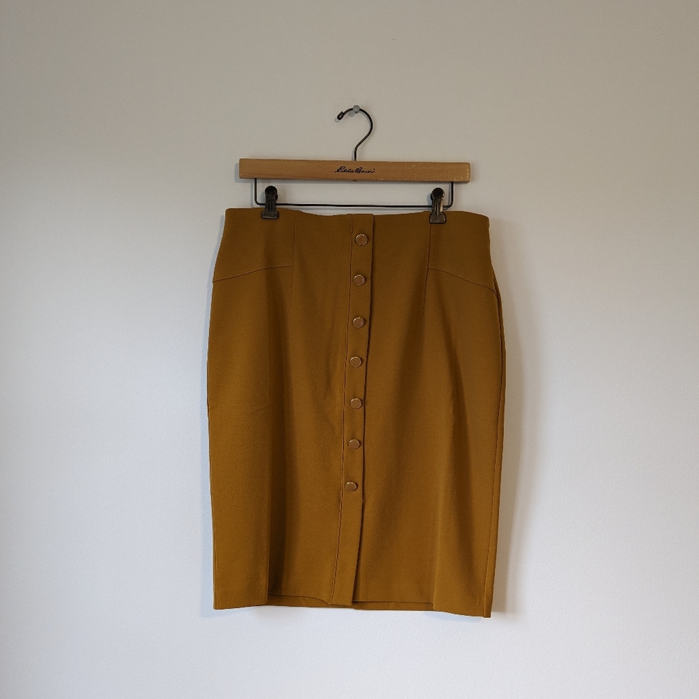 NYCC Mustard Yellow Pencil Skirt